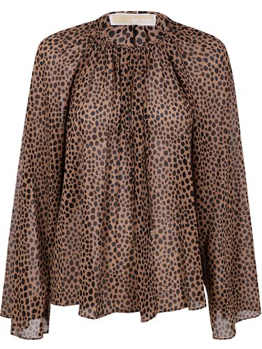 Cheetah V Neck Top - MICHAEL Michael Kors - Modalova