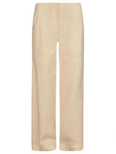 Straight Buttoned Trousers - Alessandro Vigilante - Modalova