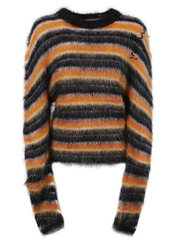 Fuzzy Wuzzy Iconic Brushed Stripes Sweater - Marni - Modalova