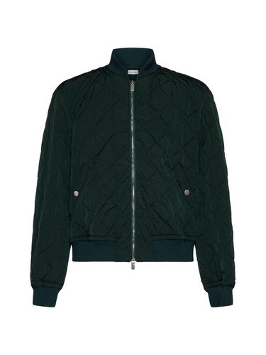 Long Sleeved Quilted Zip-up Bomber Jacket - Burberry - Modalova