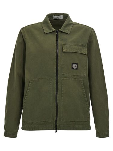 Stone Island Canvas Overshirt - Stone Island - Modalova