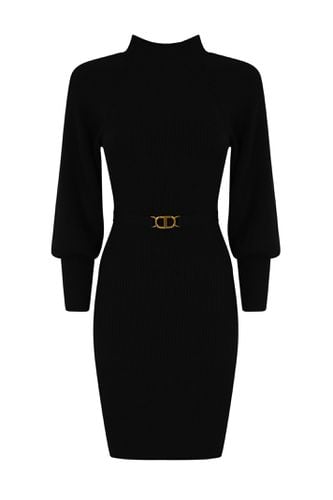 TwinSet Ribbed Dress With Belt - TwinSet - Modalova