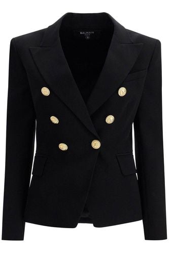 Balmain Double Breasted Blazer - Balmain - Modalova