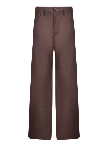 Séfr Wide Jiro Brown Pants - Séfr - Modalova