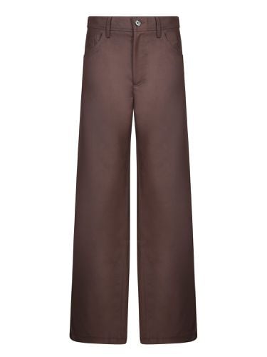 Séfr Wide Jiro Brown Pants - Séfr - Modalova