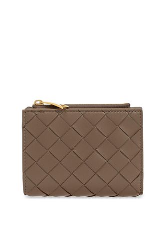 Intrecciato Bi-fold Small Wallet - Bottega Veneta - Modalova