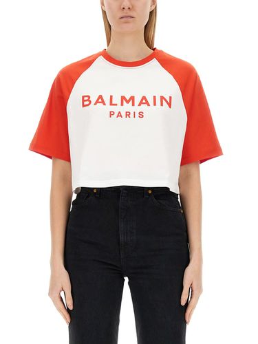 Balmain Cropped T-shirt - Balmain - Modalova