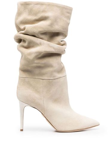 Calf Leather Suede Ankle Boots - Paris Texas - Modalova