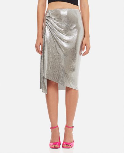 Draped Aluminum Midi Skirt - Paco Rabanne - Modalova