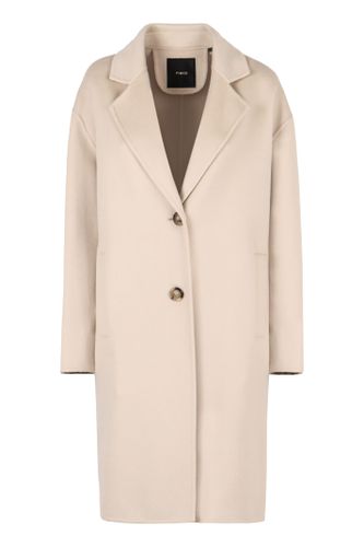 Cacciavite Single-breasted Wool Coat - Pinko - Modalova