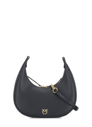 Pinko Black Leather Shoulder Bag - Pinko - Modalova