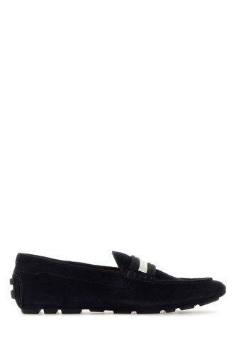 Midnight Blue Suede Kansan Loafers - Bally - Modalova