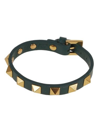 Leather Studded Bracelet (8x8mm) - Valentino Garavani - Modalova