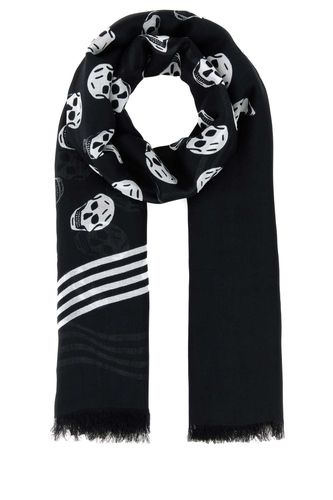 Printed Modal Foulard - Alexander McQueen - Modalova