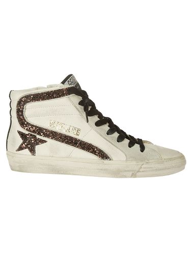 Slide Nappa And Suede Upper - Golden Goose - Modalova