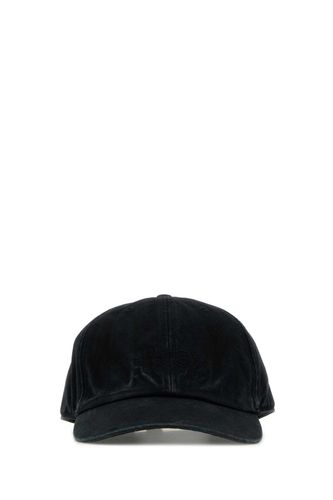 Black Canvas Baseball Cap - MM6 Maison Margiela - Modalova