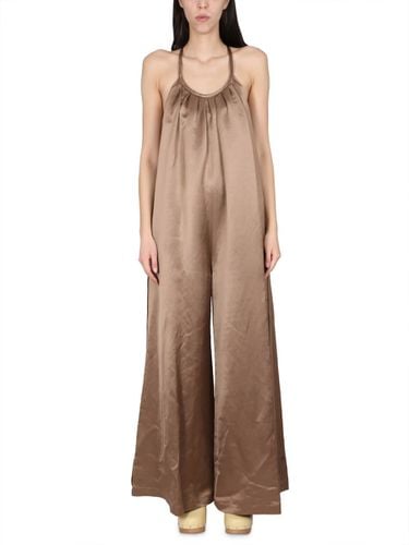 Alysi Wide Satin Jumpsuit - Alysi - Modalova