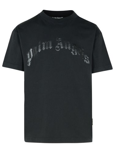 Palm Angels Black Cotton T-shirt - Palm Angels - Modalova