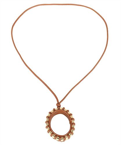 Max Mara Leather Necklace - Max Mara - Modalova