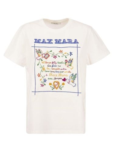 Graphic Patterned Crewneck Tshirt - Max Mara - Modalova