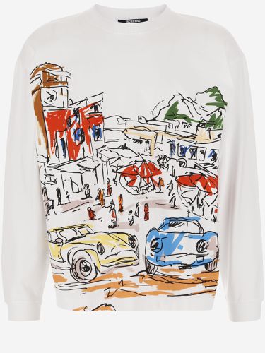 Cotton Jersey Sweatshirt With Capri Print - Jacquemus - Modalova