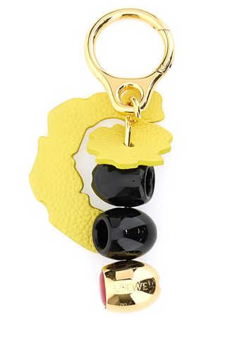 Multicolor Metal And Leather Key Ring - Loewe - Modalova