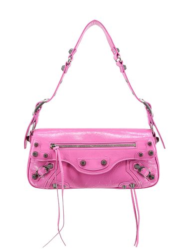 Fuchsia Leather Small Le Cagole Sling Shoulder Bag - Balenciaga - Modalova