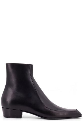 Augustin Zip Detailed Ankle Boots - Saint Laurent - Modalova