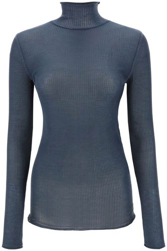 Seamless Silk Turtleneck Sweater - Lemaire - Modalova