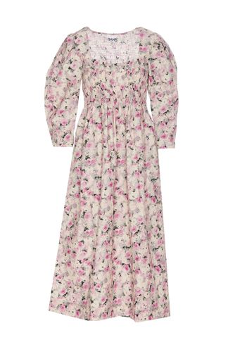 Ganni Floral Print Dress - Ganni - Modalova