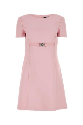 Pink Crepe Medusa 95 Mini Dress - Versace - Modalova