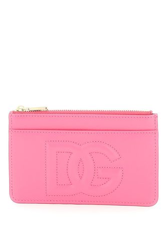 Logo Embossed Zipped Wallet - Dolce & Gabbana - Modalova