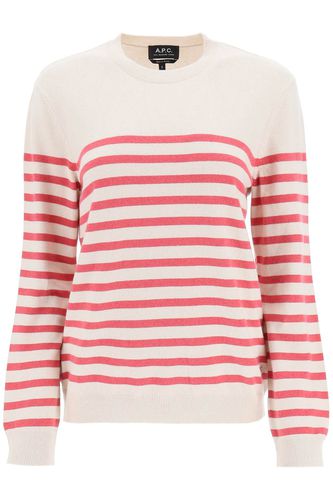 A. P.C. phoebe Striped Cashmere And Cotton Sweater - A.P.C. - Modalova