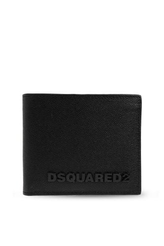 Leather Wallet With Logo - Dsquared2 - Modalova