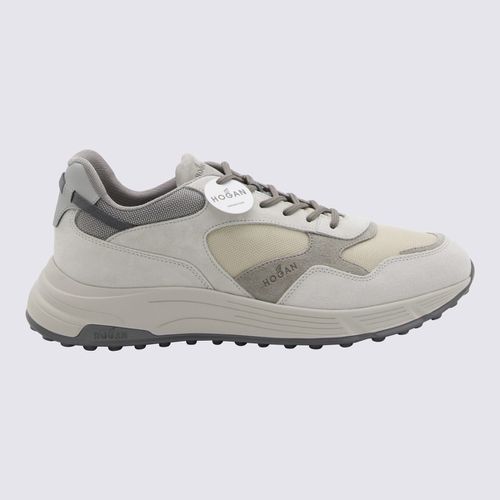 Grey Leather Hyoperlight Sneakers - Hogan - Modalova