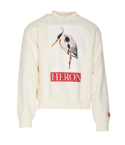 Bird Painted Crewneck Sweatshirt - HERON PRESTON - Modalova