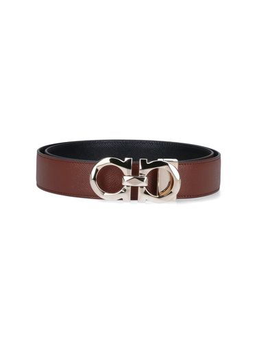 Ferragamo gancini Reversible Belt - Ferragamo - Modalova