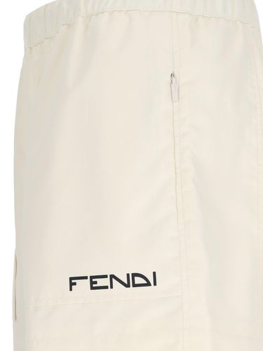 Fendi Logo Jogger Shorts - Fendi - Modalova