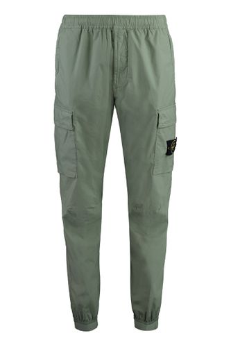 Stretch Cotton Trousers - Stone Island - Modalova