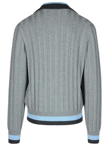 Versace Grey Virgin Wool Sweater - Versace - Modalova