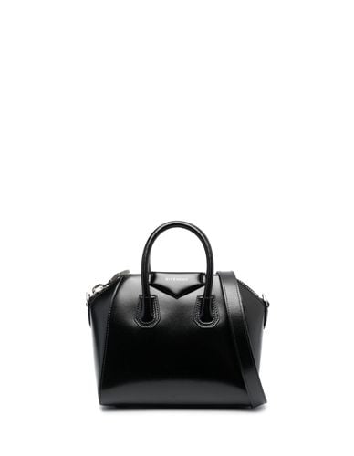 Small Antigona Bag In Grain Leather - Givenchy - Modalova