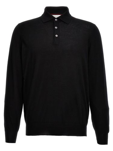 Knitted Polo Shirt - Brunello Cucinelli - Modalova