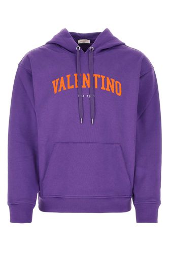Purple Cotton Sweatshirt - Valentino Garavani - Modalova