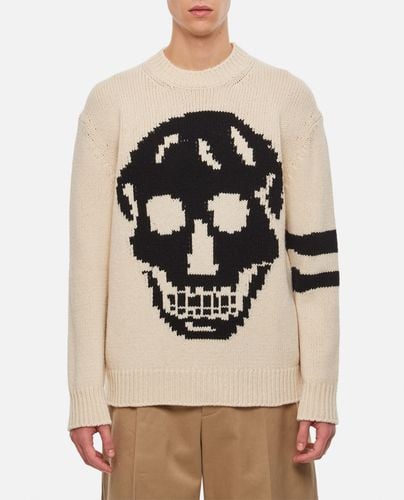 Crewneck Skull Sweater - Alexander McQueen - Modalova