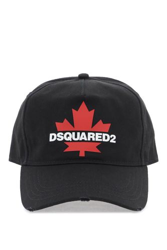 Rubberized Logo Baseball Cap - Dsquared2 - Modalova