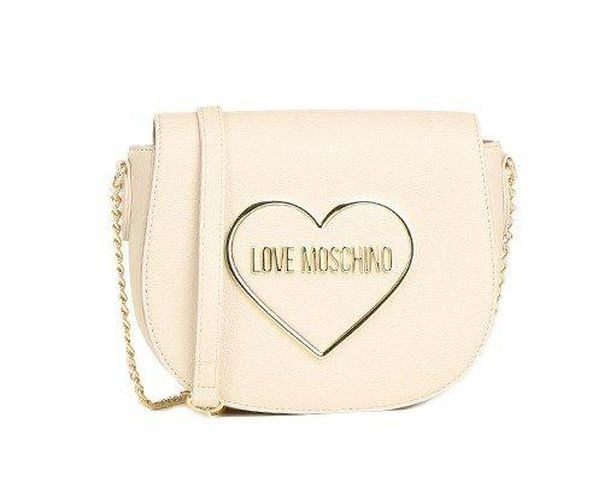 Logo Plaque Foldover Shoulder Bag - Love Moschino - Modalova