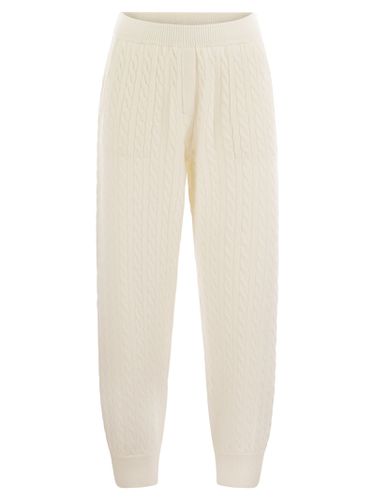 Cashmere Cable Knit Trousers - Brunello Cucinelli - Modalova