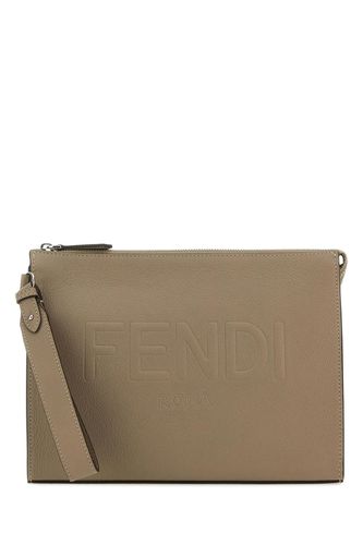 Fendi Leather Clutch - Fendi - Modalova