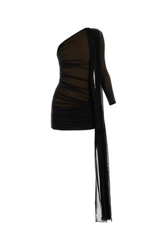 Black Viscose Blend One-shoulder Dress - Dion Lee - Modalova