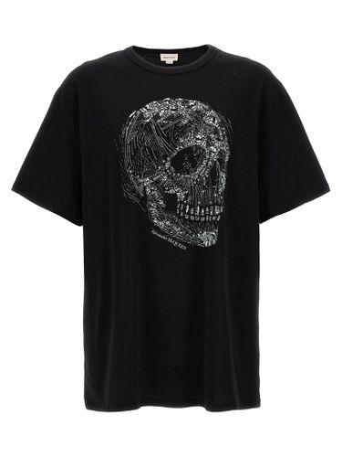 Skull Print T-shirt - Alexander McQueen - Modalova